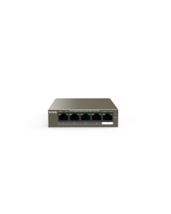 Tenda TEG1105P-4-63W 5-Port Gigabit Unmanaged PoE Switch, 4 PoE Ports Switch