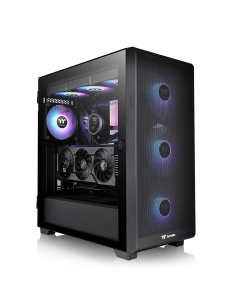 Thermaltake S250 TG ARGB Mid Tower Chassis,Black,CA-1Y6-00M1WN-00
