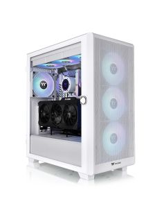 Thermaltake S250 TG ARGB Mid Tower Chassis,Snow White,CA-1Y6-00M6WN-00