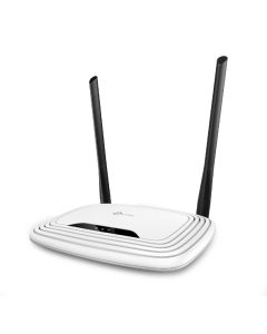 موجه واي فاي TP-Link N300 - 2 هوائي 5dBi عالي الطاقة، يدعم وضع نقطة الوصول وWISP، TL-WR841N