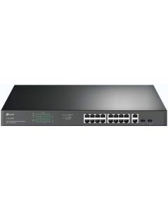TP Link SG1218MP 18-Port Gigabit Rackmount Switch with 16 PoE+