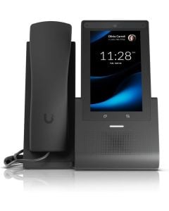 Ubiquiti UniFi UTP‑G3‑Touch‑Pro 5" Touchscreen VoIP Desktop Phone – 5MP Camera, Dual GbE & WiFi, PoE Powered