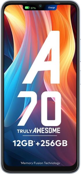 新品未使用 itel A70 ブルー 4GB+256GB スマートフォン本体 Buy itel A70 Dual Sim Smartphone 4GB Ram 256GB Storage 4G Azure