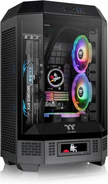 Buy Thermaltake Tower 300 Black Micro-ATX Case 3mm Tempered Glass