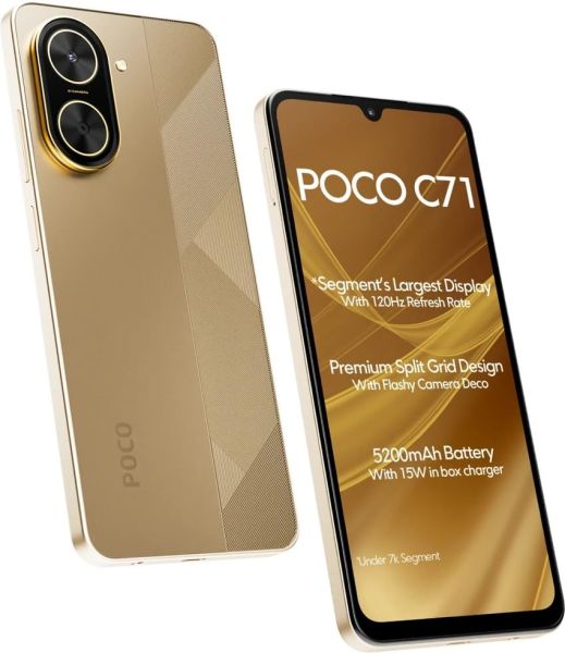 POCO C71 3GB/64GB 本体 GOLD sim フリー Xiaomi Poco C71 3GB + 64GB in gold