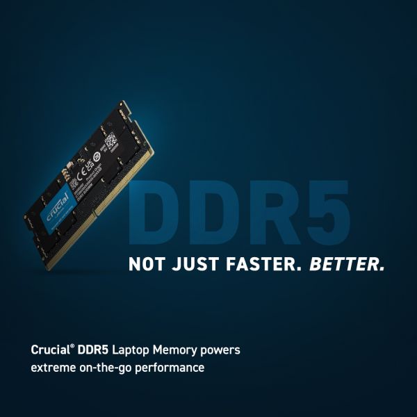 Buy Crucial 32GB DDR5-4800 SODIMM Laptop RAM online in uae