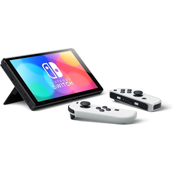 Buy Nintendo Switch OLED Console Black & White Joy Con + Minecraft