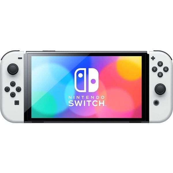 Buy Nintendo Switch OLED Console Black & White Joy Con + Super