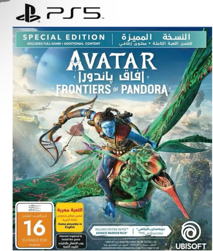 Avatar Frontiers of Pandora Limited Edition – PS5, Video Gaming, Video  Games, PlayStation on Carousell