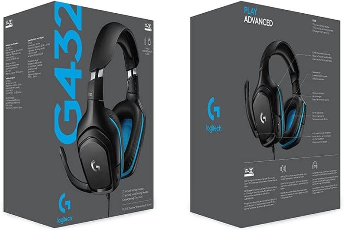 Logitech G432 7.1 Surround Sound Gaming Headset