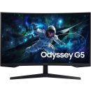 SAMSUNG Odyssey Curved Monitor G5 32 Inch LS32CG552EMXUE G55C VA Display QHD 2560 x 1440 Refresh Rate 165Hz Response Time 1ms AMD FreeSync Technology VA Display HDMI Black
