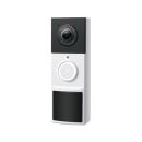 TP-Link Tapo D210 Video Doorbell with Camera, 2K 3MP, Colour Night Vision, Two-Way Audio, AI Detection, 6400 mAh Non-Removable Battery, and Chime