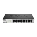 D-Link DES-1024D 24-Port 10/100 Mbps Fast Ethernet Unmanaged Desktop Switch with Plug