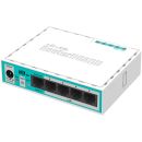 MikroTik RB750r2 hEX lite 5‑Port Fast Ethernet Router, 850 MHz CPU, PoE‑IN Support 