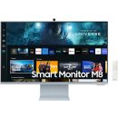 Samsung M8 Smart Monitor 32 inch M80C Flat 4K VA Display 3840 x 2160 60Hz Refresh Rate 4ms Response Time Built-In Speaker USB-C / HDMI Ports, Tizen OS, Cloud Blue