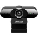 Dahua WebCam Full HD 1080P Unified Interface 86 Degree Ultra Wide Angle Built-in Microphone, Ultra-High SNR CMOS Image Sensor, Black 