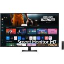 Samsung M7 Smart Monitor 32 inch M70D 4K UHD 3840 x 2160 60Hz Refresh Rate 4ms Response Time Built-In Speakers WiFi 5 & BT 5.2 Connectivity Tizen Operating System, Black