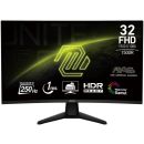 MSI MAG Curved Gaming Monitor 32 inch 32C6X FHD VA Display 1920 x 1080 250Hz Refresh Rate 1ms Response Time Adaptive Sync Technology, 1500R Curvature, Black