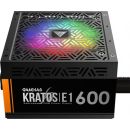 GAMDIAS KRATOS E1-600 RGB 2024 PSU – 600W ATX12V v2.4, 80% Efficiency, Addressable RGB Lighting, 30 Effects, 5V 3-Pin Sync