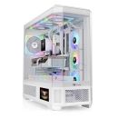 Thermaltake CTE E550 TG Snow Mid-Tower Chassis – Dual-Chamber, Triple Tempered Glass Panels, Supports E-ATX, 420 mm Radiator