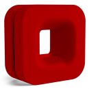NZXT Puck Red Silicone Magnetic Headset Mount & Cable Organizer, Silicone & Magnet Build, Splittable Design, Fits VR & Audio Headsets, Supports Up to 2 kg, Red