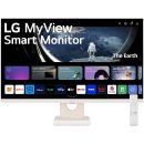 LG Smart Wireless Monitor 27 inch 27U511SA-W Full HD IPS Display 1920 x 1080 100Hz Refresh Rate 5ms Response Time HDR 10, Smart Energy Saving, Flicker Safe, Reader Mode, Wi-Fi, Bluetooth, White