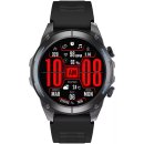 Powerology Titan Rugged Sports GPS Smart Watch With 3ATM Waterproof Black