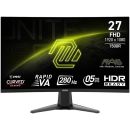 MSI MAG Gaming Curved Monitor 27 inch 276CXF FHD Rapid VA Display 1920 x 1080 280Hz Refresh Rate 0.5ms Response Time Adaptive Sync Technolgoy, 1500R Curvature, Black