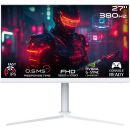 GAMEON Arctic Pro Series Gaming Monitor 27 inch FHD Fast IPS Display 1920 x 1080 380Hz Refresh Rate 0.5ms Response Time NVIDIA G-Sync & AMD FreeSync Technology, White