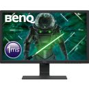 BenQ Gaming Monitor 24 inch GL2480 1080P FHD 1920x1080 75Hz Refresh Rate 1ms Response Times Eye Care Anti-Glare, Flicker-Free, Slim Bezel, Cable Management System DVI-D DP HDMI BLACK 