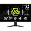MSI MAG Gaming Monitor 27 inch 275F FHD Rapid IPS Display 1920 x 1080 180Hz Refresh Rate 0.5ms (GtG) Response Time Adaptive Sync Technology, 1.07b Color Support, Anti-Flicker, Black