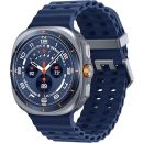 Samsung Galaxy Watch Ultra (2025) LTE Smartwatch – 47mm, Titanium Blue, Durable Titanium Casing, Cushion Design, Quick Button, AI-Powered Health Monitoring (International Version)