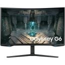 Samsung Gaming Monitor Odyssey G6 32 inch LS32BG650EMXUE QHD VA Display 2560 x 1440 Refresh Rate 240Hz Response Time 1ms 1000R Curvature FreeSync Premium Pro Technology Black