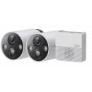 TP-Link Tapo C420S2 Smart Wire-Free Security Camera System (2 Cameras + H200 Hub), 2K QHD 4MP (2560×1440), Starlight Color Night Vision + Spotlights, 180-Day Battery Life, IP65 Weatherproof, AI Person/Pet/Vehicle Detection, Two-Way Audio, Sound & Light Al