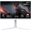 GAMEON Arctic Pro Series Gaming Monitor 24 inch FHD Fast IPS Display 1920 x 1080 380Hz Refresh Rate 0.5ms Response Time NVIDIA G-Sync & AMD FreeSync Technology, White