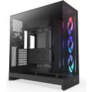 NZXT H9 Flow RGB Black RGB Fans Mid Tower Case, Airflow Design with Panoramic Tempered Glass