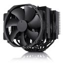 Noctua NH-D15 Chromax Black Cpu Cooler Dual-Tower heatsink design and NF-A15 PWM fans
