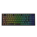 Redragon K658CTB-RGB-PRO Wireless RGB Gaming Keyboard, 94 Keys, Tri-Mode Connectivity (USB-C, Bluetooth 3.0/5.0, 2.4GHz), Full-Transparent Design, Hot-Swappable Sockets, Sound-Absorbing Foam, Crystal Keycaps, Custom Mechanical Switches