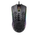 Redragon M808 Storm Lightweight RGB Gaming Mouse, 85g Ultralight Honeycomb Shell, 12,400 DPI Optical Sensor, 7 Programmable Buttons