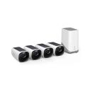 Eufy Cam3 4 Cam Kit Security Outdoor Wireless 4K Camera with Integrated Solar Panel White | T88733W1