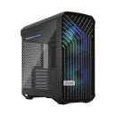 Fractal Design Torrent Compact RGB Midi‑Tower Case Light‑Tint Tempered Glass Black 