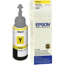 Epson 673 Yellow Original Ink Bottle for EcoTank Printers L1800, L800, L805, L810, L850 | T6734