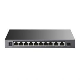 TP‑Link TL‑SL1311P 8‑Port Fast Ethernet PoE+ Switch 8× 10/100 Mbps PoE+ Ports, 2× Gigabit RJ45 and 1× Gigabit SFP, Fanless and Extend/Isolation Modes