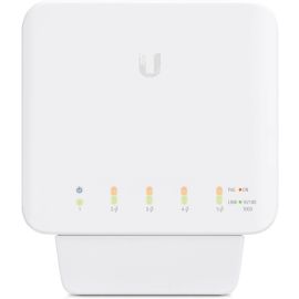 Ubiquiti UniFi Switch Flex 5‑Port Gigabit Layer 2 Managed PoE Switch with Up to 46W PoE Output and Weather‑Resistant Design - USW-Flex