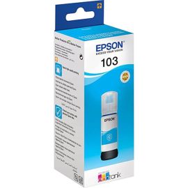 زجاجة حبر أزرق (Cyan) من إبسون 103 EcoTank (C13T00S24A) – متوافقة مع طابعات EcoTank L3110، L3111، L3116، L3150، L3156، L3160، L5190، L1110