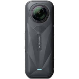 Insta360 X5 Action Camera F2.0 Lens Aperture 6mm Focal Length 8K30fps 360° Video with Dual 1/1.28" Sensors FlowState Stabilization + 360° Horizon Lock