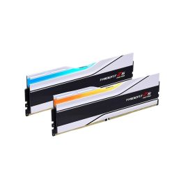 مجموعة ذاكرة سطح المكتب G.SKILL Trident Z5 Neo RGB White سعة 64 جيجابايت (2×32 جيجابايت) DDR5-6000 CL28-36-36-96 1.40 فولت، مع ملفات تعريف AMD EXPO وIntel XMP 3.0، وموزع حرارة من الألومنيوم