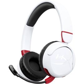 سماعة رأس HyperX Cloud Mini اللاسلكية باللون الأبيض