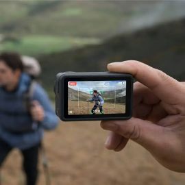 DJI Osmo Action 5 Pro 4K Action Camera Adventure Pack 2.5" OLED Touchscreen HDR and Low-Light Performance Digital Image Stabilization Black