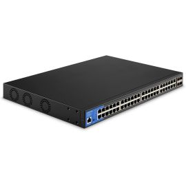 Linksys LGS352MPC 48-Port Managed Gigabit PoE+ Switch 740 W PoE Budget, 4×10G SFP+ Uplinks, Rack-Mount